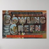 Bowling Green, Kentucky - Großbuchstaben - Szenen Poster (Vorne)