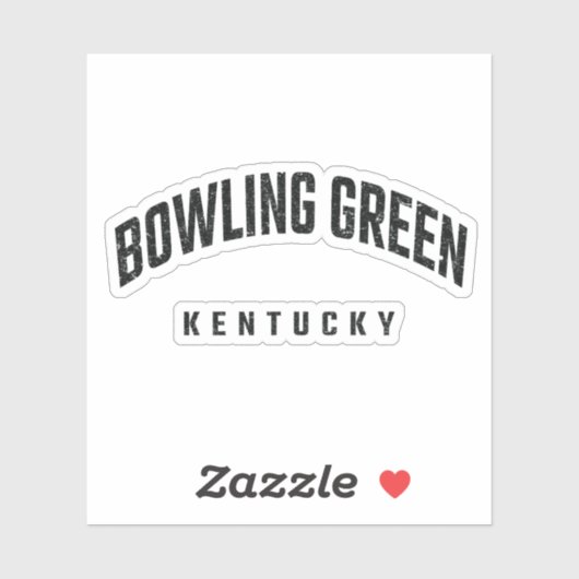 Bowling Green Kentucky KY Aufkleber (Blatt)