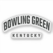 Bowling Green Kentucky KY Aufkleber (Vorderseite)