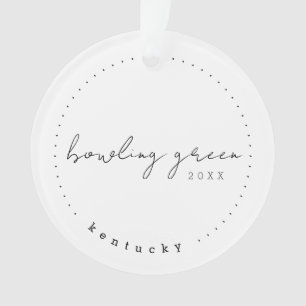 Bowling Green, Kentucky KY Travel Vereinigte Staat Ornament