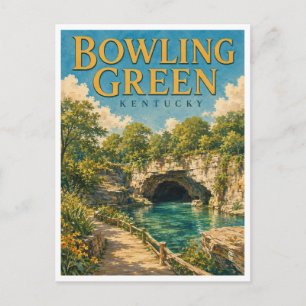 Bowling Green Kentucky Lost River GeoSaga Postkarte