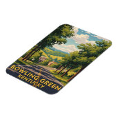 Bowling Green Kentucky Travel Magnet (Linke Seite)