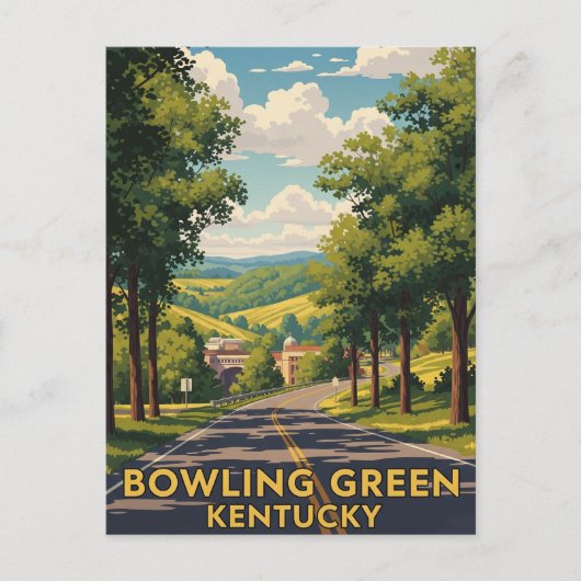 Bowling Green Kentucky Travel Postkarte (Vorderseite)