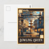 Bowling Green, Kentucky | VINTAG Postkarte (Vorne/Hinten)