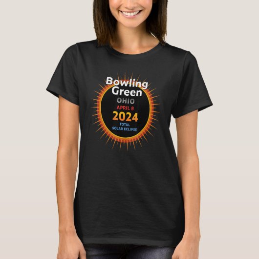 Bowling Green Ohio OH Gesamtsolarauskeime 2024 2 T-Shirt (Vorderseite)