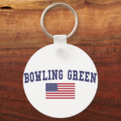 Bowling Green US Flag Schlüsselanhänger (Vorderseite)