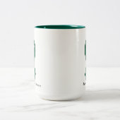 Bowling- Greenmassaker-Tasse 2011 Zweifarbige Tasse (Mittel)