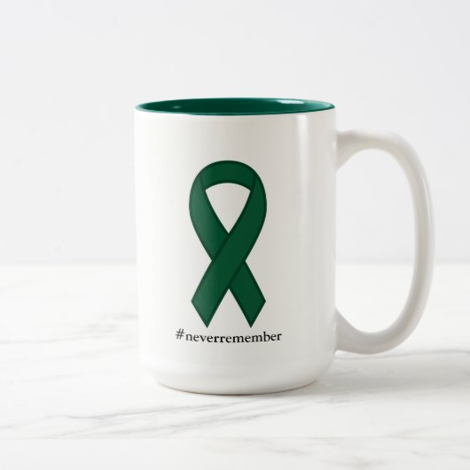 Bowling- Greenmassaker-Tasse 2011 Zweifarbige Tasse (Rechts)