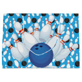 Bowling Große Geschenktüte (Vorderseite)