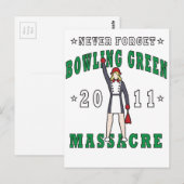 Bowling Grünes Massaker 2011 Postkarte (Vorne/Hinten)