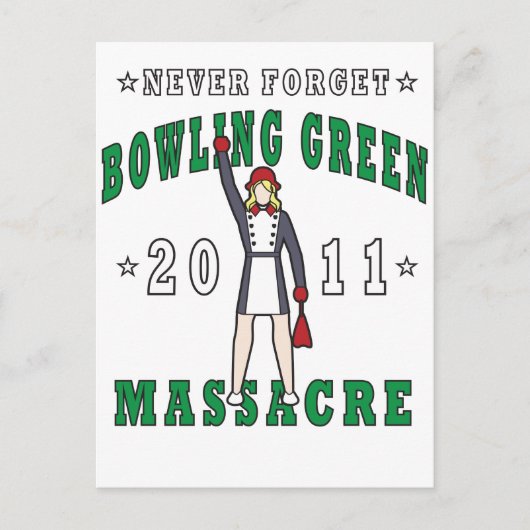 Bowling Grünes Massaker 2011 Postkarte (Vorderseite)