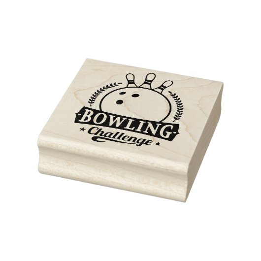 Bowling Gummistempel (Stempel)
