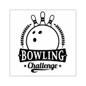 Bowling Gummistempel (Prägung)