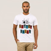 Bowling-Gutterbälle T-Shirt (Vorne ganz)