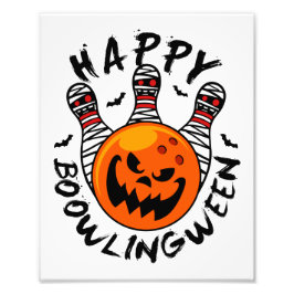 Bowling Halloween Bowler Happy Bowlingween Fotodruck
