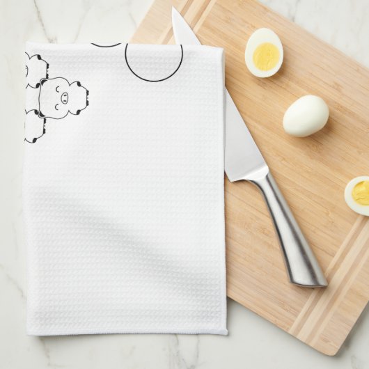 Bowling Handtuch (Viertel Falte)