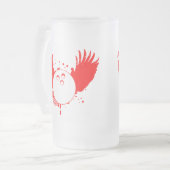 Bowling: Hi-Fi Mattglas Bierglas (Vorderseite Links)