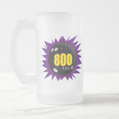 Bowling High Honors, Serie 800, Lila, Mattglas Bierglas (Links)