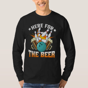 Bowling Hobby zum Bier trinken T-Shirt