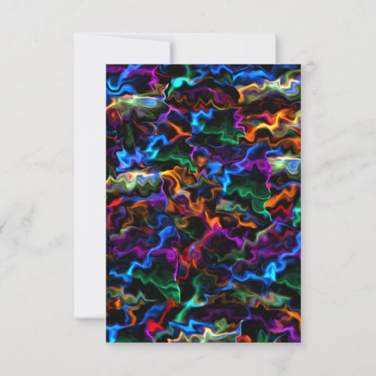 Bowling Hochzeit Braut und Bräutigam Einladung (Rückseite)