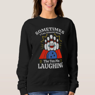 Bowling hörte das zehnte Button, das über den Funn Sweatshirt