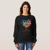 Bowling-Idee für Kinder mit American Flag Heart   Sweatshirt (Vorne ganz)