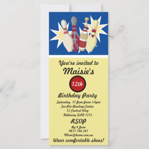 Bowling im Vintagen Stil