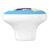 Bowling im Vintagen Stil Keramikknauf (Seitenansicht)