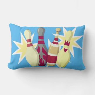 Bowling im Vintagen Stil Lendenkissen