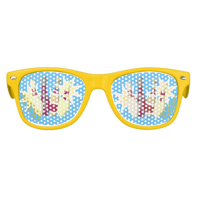 Bowling im Vintagen Stil Partybrille (Vorderseite)