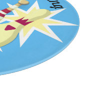 Bowling im Vintagen Stil Schneidebrett (Ecke)