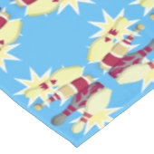 Bowling im Vintagen Stil Tischdecke (Schrägansicht)