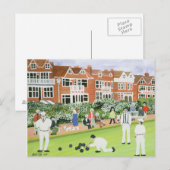 Bowling in Eastbourne Postkarte (Vorne/Hinten)