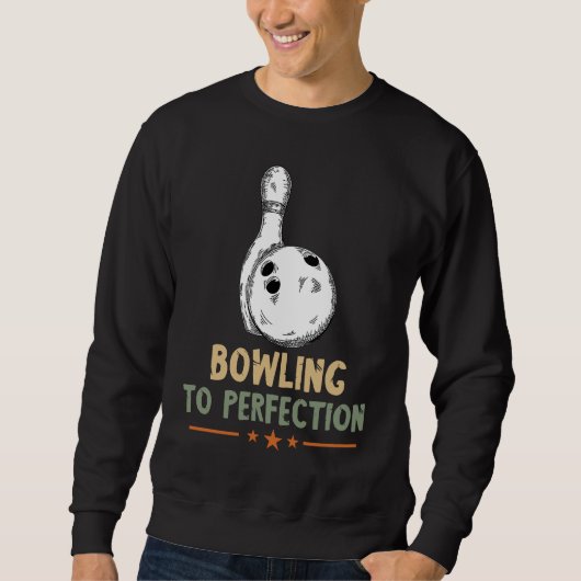 Bowling in Perfektion Bowling Pin Bowler Strike Bo Sweatshirt (Vorderseite)