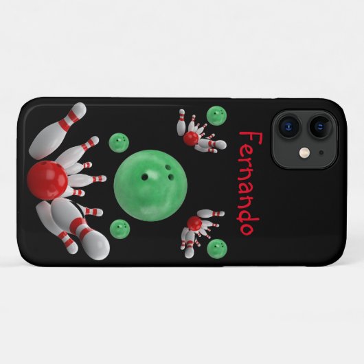 Bowling Iphone Case (Rückseite (Horizontal))