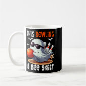 Bowling Is Boo Sheet Halloween Costume Player Team Kaffeetasse (Links)