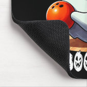 Bowling Is Boo Sheet Halloween Costume Player Team Mousepad (Ecke)