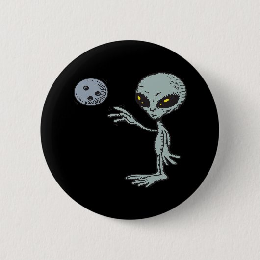 Bowling ist aus dieser Welt heraus Button (Vorderseite)