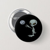 Bowling ist aus dieser Welt heraus Button (Vorne & Hinten)