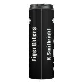 Bowling ist billiger als Therapie Thermosbecher (Rückseite)