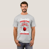 Bowling ist billiger als Therapie und sie serviere T-Shirt (Vorne ganz)