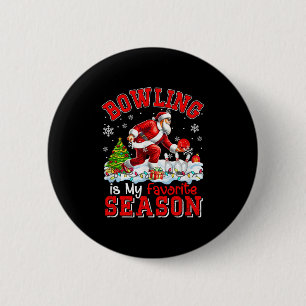Bowling ist die Lieblings-Jahreszeit-Kostümspieler Button