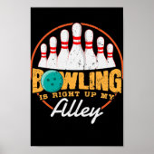 Bowling ist gleich oben in meinem Leben Poster (Vorne)