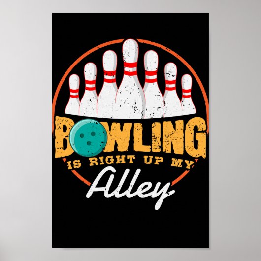 Bowling ist gleich oben in meinem Leben Poster (Vorne)
