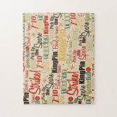 Bowling ist gleich oben in meinem Leben Puzzle (Vertikal)