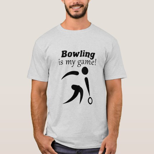 Bowling ist mein Spiel! T-Shirt (Vorderseite)