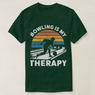 Bowling ist meine Therapie Humorisches Kleid für B T-Shirt