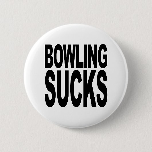 Bowling ist zum Kotzen Button (Vorderseite)
