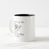 Bowling ist zweifarbige tasse (Vorderseite Links)