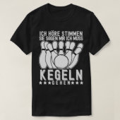 Bowling Joke Bowling Club T T-Shirt (Design vorne)